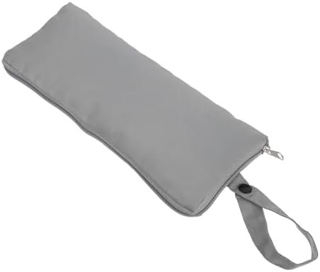 Toyvian Umbrella Bag Absorbent Microfiber Storage Pouch for Keychains Travel Umbrellas Compact Versatile Grey Design with Snap Closure