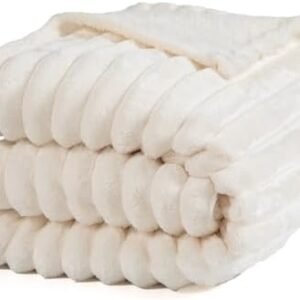 Ultra Soft Fleece Throw Blanket – Lightweight Cozy Plush Microfiber for Couch, Bed & Travel – Warm All-Season Decorative Blanket 50"x60", Machine Washable