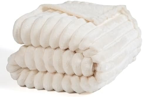 Ultra Soft Fleece Throw Blanket – Lightweight Cozy Plush Microfiber for Couch, Bed & Travel – Warm All-Season Decorative Blanket 50"x60", Machine Washable