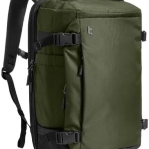 tomtoc Travel Backpack 40L, TSA Friendly Flight Approved Carry-on Luggage Hand Water-resistant Lightweight Business Rucksack, Durable Large Weekender Bag Daypack Fits 17.3 Inch Laptop