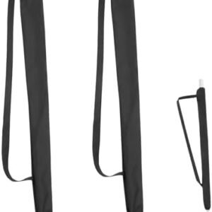 2pcs Compact Umbrella Cover Bag Rainproof Travel Umbrella Storage Pouch