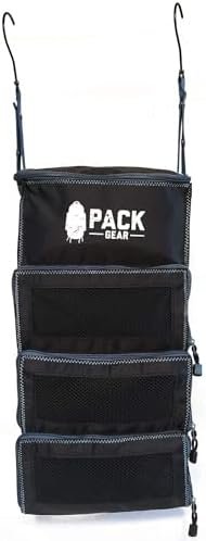 Pack Gear Hanging Carry-On Organizer - Our Standard Hanging Luggage Organizer Fits Any Carry On - Our Packing Cubes For Travel Use Mesh Windows to Make Finding Clothes Easy (Black, S) - Image 9