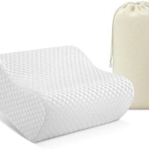 AM AEROMAX Travel Contour Memory Foam Pillow, Cervical Pillow for Neck Pain Relief, Neck Orthopedic Sleeping Pillows for Side, Back and Stomach Sleepers.