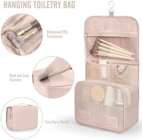 Veken 10 Set Packing Cubes for Travel, Beach Vacation Essentials Accessories for Cruise Ship, Suitcase Organizer Bags for Luggage with Hanging Toiletry & Shoe Bag, Birthday Gifts for Women Mom Her - Image 3