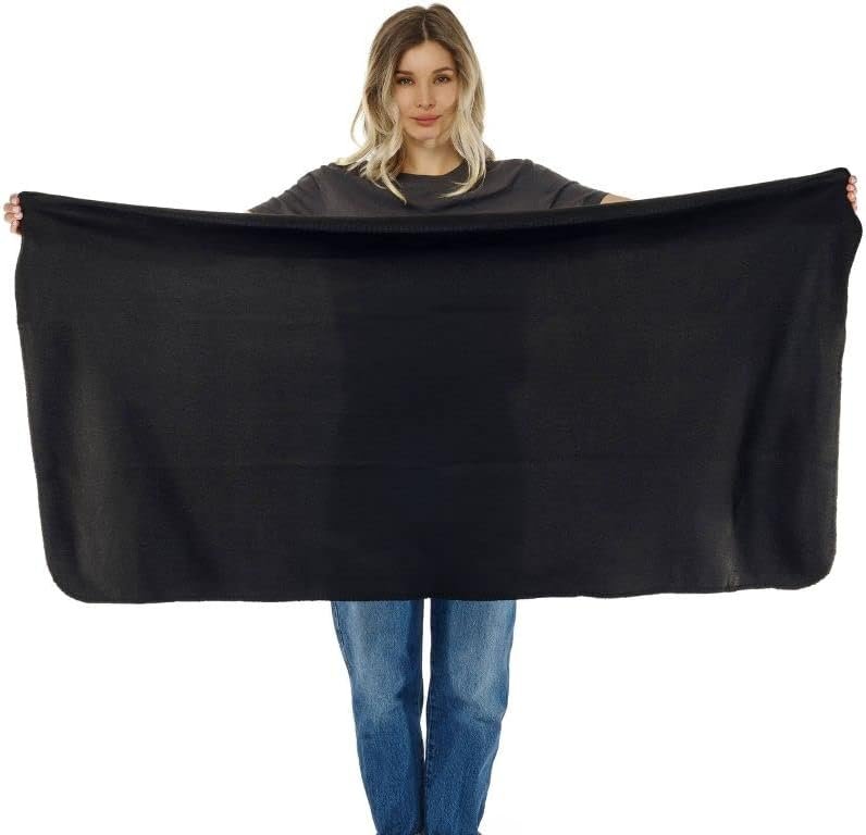 Lewis N. Clark Ultimate Comfort Set + Portable Travel Kit for Airplane, Includes Inflatable Pillow + Zippered Carrying Case, Cozy Fleece Blanket, Eye Mask for Sleeping & Foam Ear Plugs, Navy - Image 2