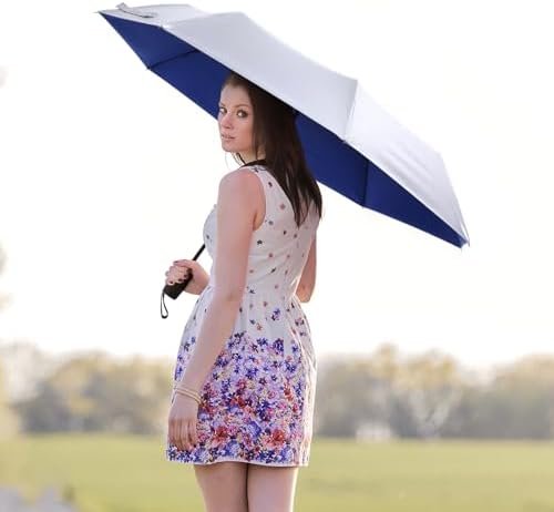 G4Free UPF 50+ UV Protection Large Travel Umbrella 42/46 Inch Auto Open Close Windproof Sun Blocking Umbrella - Image 7