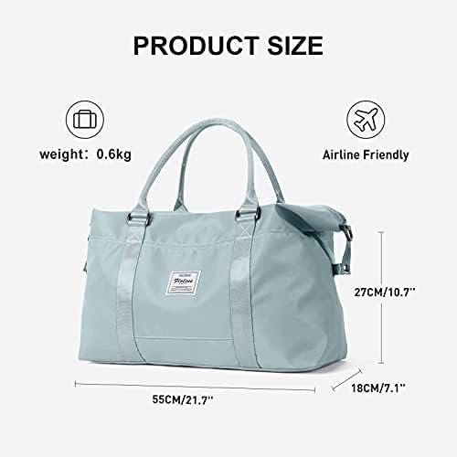 Sport Travel Duffle Bag Large Gym Tote Bag for Women, Weekender Carry on Bag for Airplane, Ladies Beach Overnight Bag Waterproof Luggage Bag with Wet Pocket - Image 2