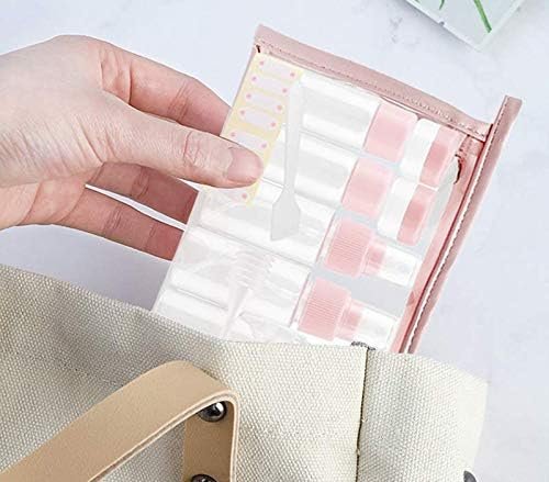Vitog Travel Bottles Kit, TSA Approved Leak Proof Portable Toiletry Containers Set, Clear PET Flight Size Cosmetic Containers for Lotion, Shampoo, Cream, Soap, Set of 11 - Image 8