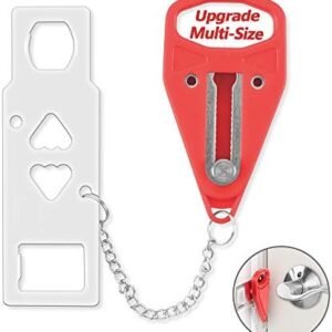AceMining Portable Door Lock Home Security Door Lock Travel Lockdown Locks for Additional Safety and Privacy Perfect for Traveling Hotel Home Apartment College