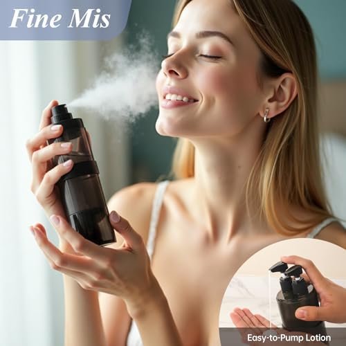 Chuya Travel Bottles for Toiletries 2 IN 1 Design Detachable,Travel Essentials Bottles for Shampoo,Body Wash,Lotion,Refillable Toiletries Bottle for Vacation,Business Trip,Gym,TSA Approved&Leak Proof - Image 8