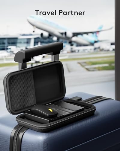 Foldable Keyboard and Mouse, Samsers Folding Bluetooth Keyboard Combo, 2.4G + BT5.0 x 2, Full-Size Portable Travel Keyboard & USB-C Rechargeable Wireless Mouse for iOS Android Windows Mac OS - Image 5