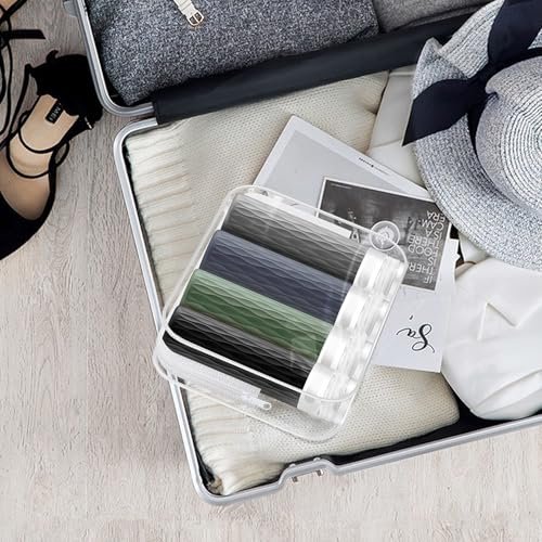 Travel Bottles for Toiletries, TSA Approved 3.4oz Travel Size Containers, BPA Free Leak Proof Silicone Traveling Bottles, Refillable Travel Essentials Kits for Shampoo Conditioner(4 Pack)-A - Image 6