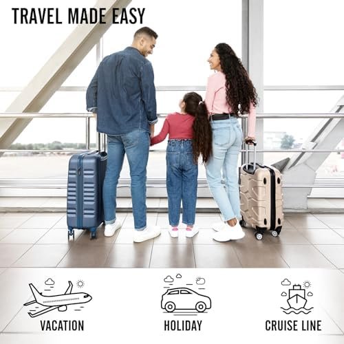 Veken 10 Set Packing Cubes for Travel, Beach Vacation Essentials Accessories for Cruise Ship, Suitcase Organizer Bags for Luggage with Hanging Toiletry & Shoe Bag, Birthday Gifts for Women Mom Her - Image 9