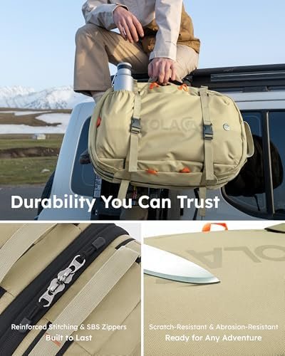 Tolaccea Carry on Travel Backpack, Laptop Backpack Flight Approved Convertible Large Duffle Luggage Bag Daypack Work Business Rucksack Fits 16" Laptop for Men Women 3 Carrying Ways, 40L-50L Expandable - Image 7