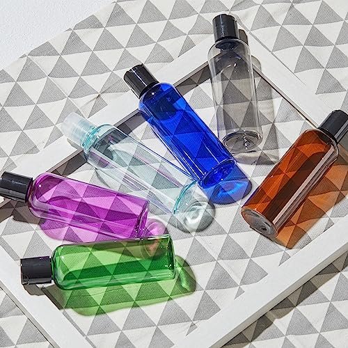 Travel Bottles for Toiletries 3.4 oz - Travel Size Containers for Shampoo Plastic - Small Empty Lotion Squeeze Bottle for Liquid TSA Approved - Leak Proof Mini Conditioner Refillable Clear 100ml - Image 4